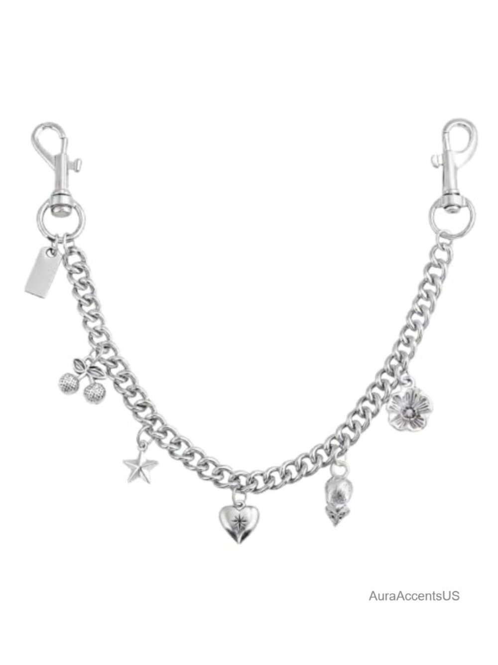 Vintage Alloy Chunky Bag Charm Chain Extender for Purse
